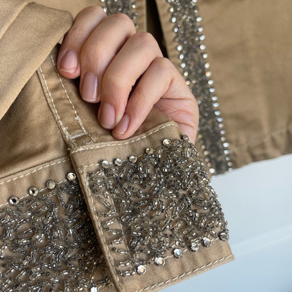 JCrew Bohemian Cargo Jeweled Beaded Jacket - Picture 3 of 5
